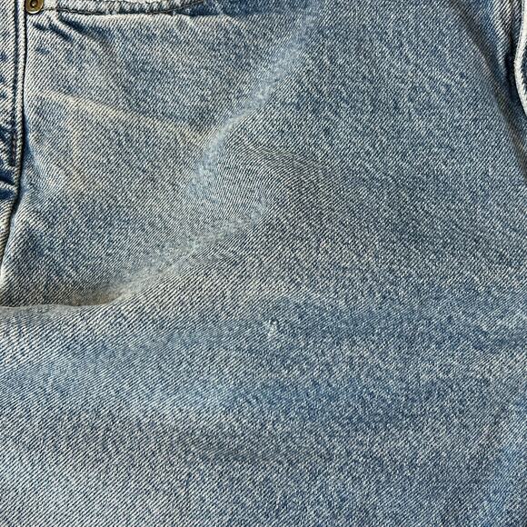 Carhartt Jeans Men 36x32 Flannel Lined B172 DST Relaxed Fit Work Distressed Worn - Picture 14 of 16